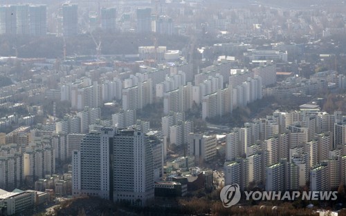 강남구의 아파트 단지 모습 [연합뉴스 자료사진]