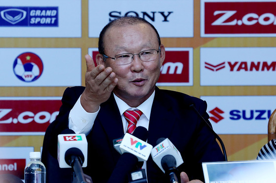 2018 AFC U-23 챔피언십에서 베트남을 결승전에 진출하게 만든 박항서 감독. © News1