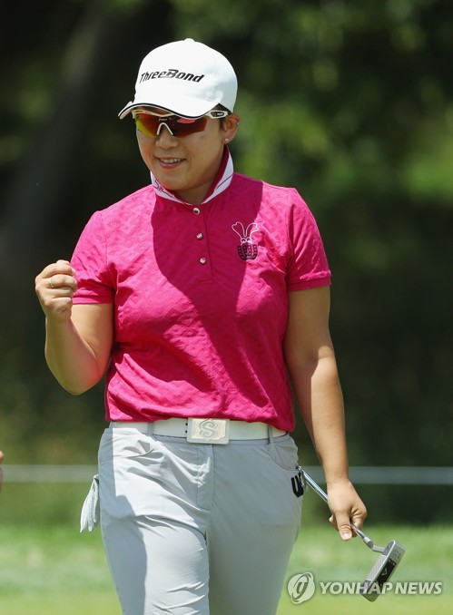 ヨーロッパ女プロゴルフツアーで優勝した新至愛.(連合ニュース資料写真)
