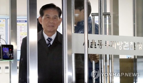 지친 표정 정호영 전 BBK특검 [연합뉴스 자료사진]