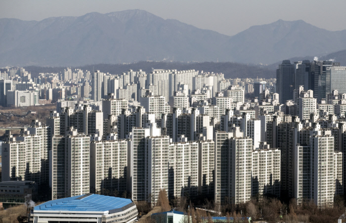 아파트가 빼곡하게 들어선 서울 강남의 모습. |연합뉴스