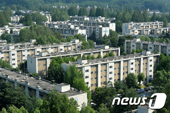 서울 강남구 개포동의  재건축 단지의 모습© News1 박세연 기자