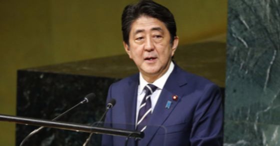 아베 신조 일본 총리 [AP=연합뉴스]