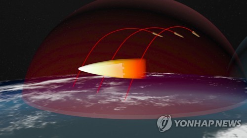 아반가르드 미사일 컴퓨터 그래픽 영상  [AP=연합뉴스]