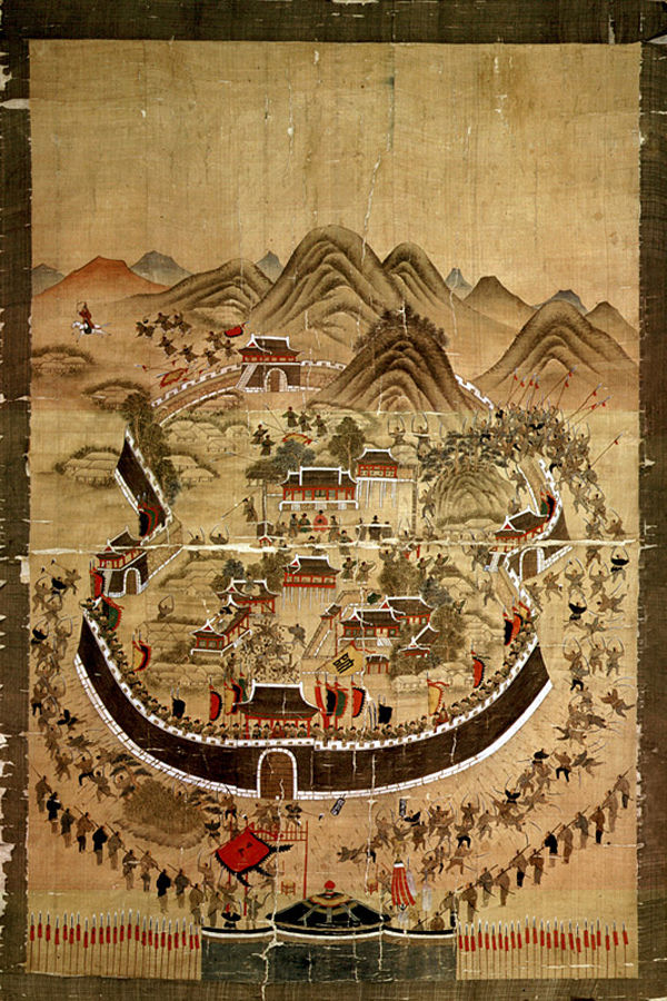 동래부순절도(보물 제392호, 육군사관학교 박물관 소장)