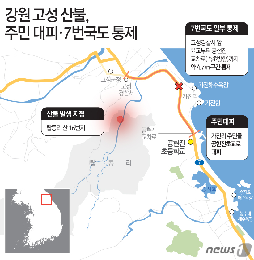 고성교차로 후 이미지