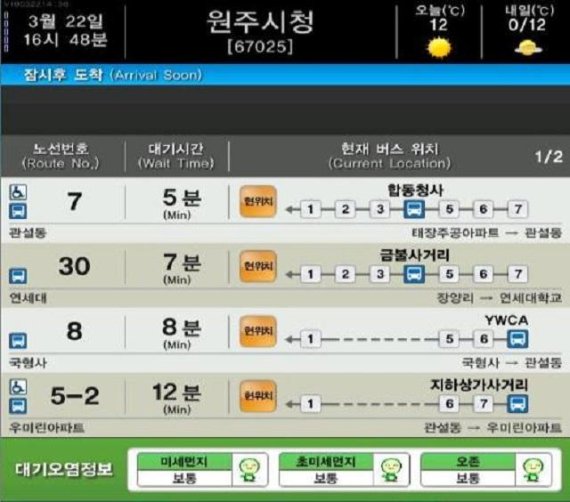 원주시도시정보센터 이미지