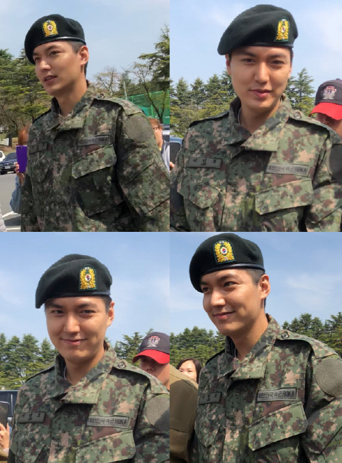On the 12th when Hallyu star Lee Min-ho completed basic military training with a dignified appearance, China Shinagawa Art Performance told the news of Lee Min-ho who participated in the morning ceremony this morning.