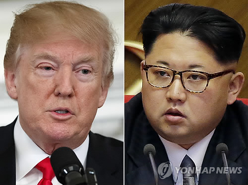 도널드 트럼프 미국 대통령(왼쪽)과 김정은 북한 국무위원장 [AP=연합뉴스]