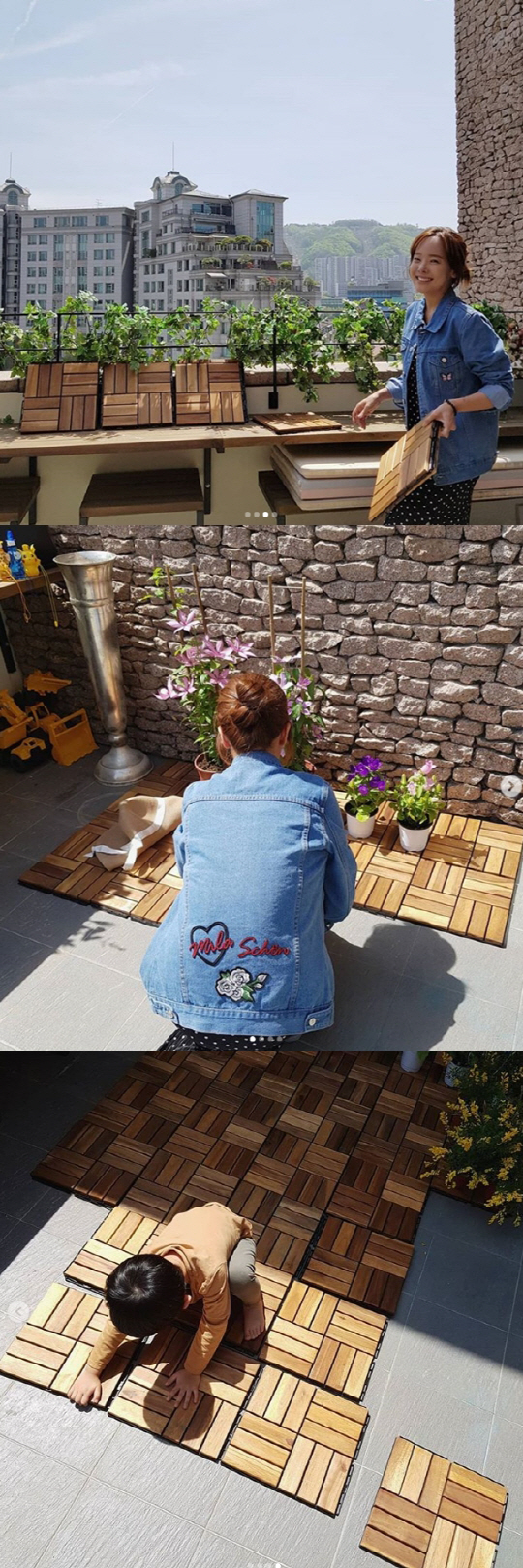On the 24th, So Yoo-jin posted several photos on his instagram with an article entitled HITiPadtem ~ Wooden tile is good nowadays ~ I can just lay it down with Hihi Rain, but Yonghee keeps putting it in a puzzle. In the open photo, So Yoo-jin wears a celadon jacket and holds a bright smile with a wooden tile Im building it.Yonghee Countys small, dainty hands, playing with tiles, are cute; So Yoo-jin married Baek Jong-won in 2013.Following the first son Yonghee and the second Seohyun,