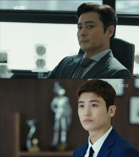 Jang Dong-gun and Park Hyung-sik showed a meeting of legends and genius. In the first KBS 2TV drama Suits broadcast on the 25th, Miniforce Seok (Jang Dong-gun) was shown to turn Park Hyung-sik as a new lawyer. I went up a step further from the ace and sat in the senior lawyers seat.Kang & Ham interviewed Miniforce to select an attorney for the Miniforce seat.Miniforce wanted to keep Ko Yeon-woo by his side even though he knew that Ko Yeon-woo did not deserve to be a lawyer. Ko Yeon-woo lost his parents due to a drunk hit-and-run and had no chance to go to law school or law school to take care of his grandmother Cho (Je Su-jung) in his bed.Miniforce heard the story of Ko Yeon-woo and felt his desire.The genius with a legendary lawyer and a special brain that won before he even stood in court was drawn to the first meeting with excitement. He was ready to go to work as a lawyer of Kang & Ham, but the reverse ending came.Miniforce has notified the dismissal of Ko Yeon-woo, who made his first job. As soon as Miniforce hires Ko Yeon-woo, I am curious about why he wants to fire him. / Photo = KBS 2TV broadcast screen