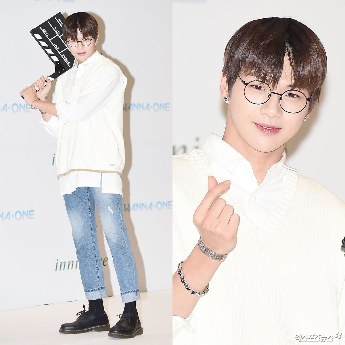 Wanna One Kang Daniel, who attended the Wanna One Fan signing event held at Innisfree headquarters in Yongsan-gu, Seoul on the afternoon of the 28th, has a photo time.  Slate like baseball bat  New white moyed  I have fallen into baseball these days  I have all the eyes   Support Heart  Call me the city and Club Universitario de Deportes.