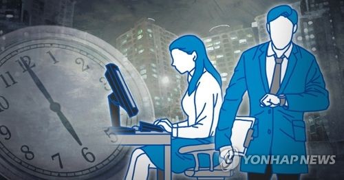 근로시간 단축 방안 (PG) [연합뉴스 자료사진]