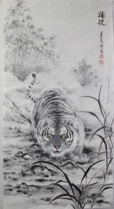 안창수 화백의 호랑이 그림