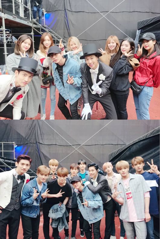 SM Entertainment family members joined the group TVXQ concert. On the afternoon of the 6th, SM official Instagram said, TVXQ!CONCERT - CIRCLE - #welcome Second Day!Two photos were posted with Super Junior Eunhyuk, Girls Generation Taeyeon and Hyoyeon, REDVelvet, and NCT to cheer on TVXQ. In the photo, TVXQ members Yunho and Changmin were released with Eunhyuk, Taeyeon and Hyoyeon, and REDVelvet. The figure posing with a jazz.In another photo, he also left a commemorative photo with Eunhyuk and NCT members. On this day, TVXQ is a TVXQ domestic concert TVXQ!CONCERT -CIRCLE- #welcome and met with 22,000 fans. Changmin said, I was away from my fans for a while with my military service period, but I returned to my full post.I put it in the concert name Circle which means to stand in front of the fans. In particular, Cho Yong-pil sent a wreath to the TVXQ concert and attracted attention.Yunho said, We will do our best to be a singer who can share good feelings with many people like Cho Yong-pil. / SM official SNS.