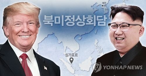 CNN, 북미정상회담 싱가포르서 개최 준비 (PG) [제작 최자윤] 일러스트, 사진합성