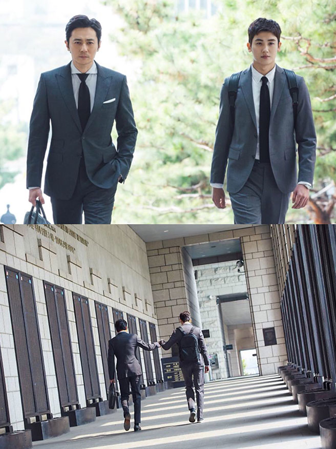 Even the same lawyer has different styles: looking at the style of suits in the drama by Jang Dong-gun and Park Hyung-sikThe interesting thing about the drama <Schutz> except for the story is that they can get a glimpse of their suit style along with the warm romance of Jang Dong-gun and Park Hyung-sik who returned to the drama for a long time.I compared the style of people who wear suits like school uniforms, and Im not born to wear anything.The Classic is eternal, Jang Dong-gunIn the drama, Jang Dong-gun always wears a three-piece suit with the best.It seems to show a reliable and elegant style to suit his character, the chief lawyer of the law firm.The thick The Classic tie on a white shirt, a check pattern suit, a hanger chip on the left chest, and a sleek line of shoes to culminate in a formal suit look.Here, the pomade hair of the neatly arranged Garma is added to create a suit picture every drama scene.The Classic is perfect for the word eternal, Jang Dong-gun.Dont make fun of me for being young, Park Hyung-sikThe distinct difference from Jang Dong-gun is the shoes.Park Hyung-sik, even wearing a suit in the drama, always appears in sneakers (mainly wearing a lot of converses), which seems to be a factor in saving his free-spirited character.I often notice him wearing the same suit several times, as if a lawyer armed with smartness and youth doesnt need a good suit, and the other thing is that hes always undoing his jacket.Unlike Jang Dong-gun, who looks cool with calculated styling, Park Hyung-sik leaves the courtroom with a buttoned jacket and a thin tie and backpack on a blue shirt as if he does not have to wear a white shirt on his suit.a warm two-shot that saves the suit fit properlyeditor Kim Ji-hyePhoto KBS,design transferSUIT STYLE