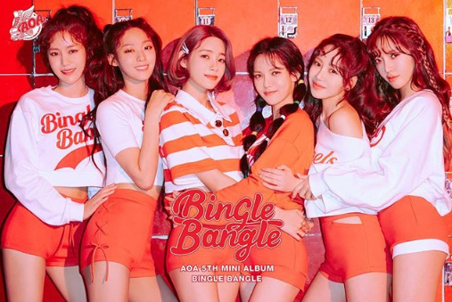 The group AOA Anthem released a new song Bingle Bangle poster.AOA Chan Mi posted a poster on his SNS on the afternoon of the 14th with an article entitled #binglebangle # aoa # coming soon # thrilling # bingle bangle.In the poster, AOA members showed off their cute charm in orange clothes.The AOA will be the first since the reorganization of the six-member team on the 28thChan Mi SNS