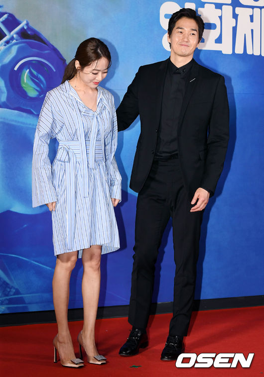 Actor Kim Hyo-jin - Yoo Ji-tae is attending the opening ceremony of the Seoul Environmental Film Festival held at Seoul Cinema in Jongno-gu, Seoul on the afternoon of the 17th.
