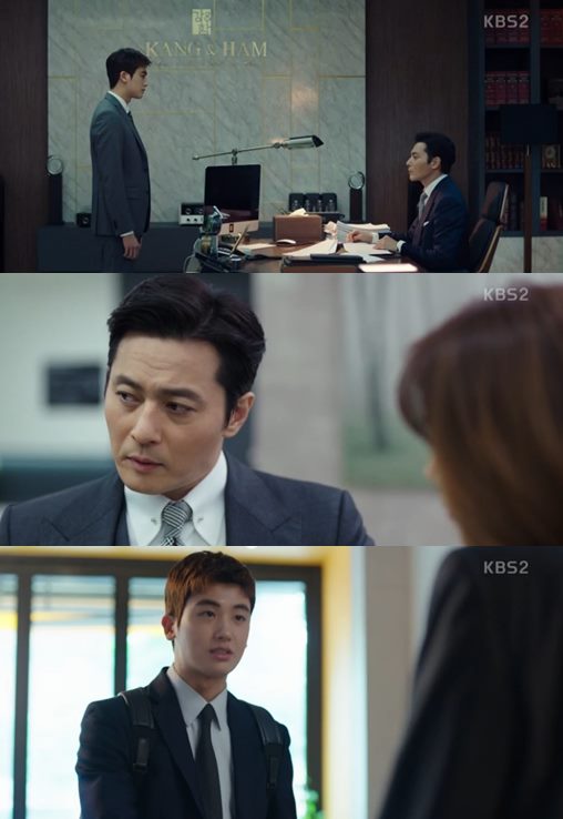 Jang Dong-gun of Suits pinpointed Park Hyung-siks weaknesses accurately.In the 7th KBS2 drama Suits (playplayed by Kim Jung-min and director Kim Jin-woo) broadcasted on the night of the 16th, the lawyer Choi Kang Suk (Jang Dong-gun) of Korean law firm legend, the high Yeon Woo (Park Hyung-sik) with great memory, and the law firm people Kang Ha-yeon (Jin Hee-kyung) Hong Da-ham (Chae Jeong-an) Kim Ji-na (Ko Sung-hee) A turbulent legal story was drawn.On this day, the high Yeon Woo confronted Choi Kang Suk in the process of solving the problem and expressed disappointment to Kang Suk who ran ahead for work.Yeon Woo confessed that he wanted to be a lawyer who could protect his precious person, and confessed to a more humane aspect of his job.Kang Suk did not change his face and said, Fake or real can not protect anyone who is shaken by emotion every time.I have not realized what it is right to choose and judge yet, but who will protect? Yeon Woo was a puppy dog who could not beat Kang Suk once, although much of it was different from Kang Suk in terms of inclination.Kang Suk, who always blows a room to Yeon Woo, showed off the dere aspect of taking him like a lover while he was kicking Yeon Woo.