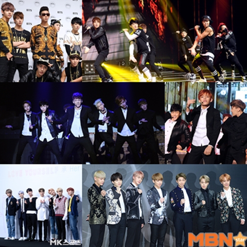 BTS, which announced the comeback stage at the Billboard Music Awards, has changed how the comeback stage has changed. I have looked back on the last five years of the group BTS.BTS had its debut album 2 Cool 4 School (2 COOL 4 SKOOL) Showcase at Ilji Art Hall in Gangnam-gu, Seoul on June 12, 2013.BTS showed the stage of the title song No More Dream and then showed the defeat of the new hip-hop group.BTS, which introduced hip-hop music, gave a strong impression by giving a dark makeup and gold points.Especially, at the beginning of their debut, they chose Big Bang as a role model, and they started to catch the frame of BTSs music by digesting the rebellious concept with their own color.BTS second showcase, which announced its debut with hip-hop passion, took place in a wider space.On February 11, 2014, BTS held a showcase of its mini album School Luv Affair at the Lotte Card Art Center in Mecenapolis, Seoul Mapo-gu, and presented the stage of Manly Men.The song was as intense as the debut song, but it gave the costume a point with leather, but it felt a little more youthful than Li Dian costume.BTS, which completed the school series through Manly Men, built their own color in earnest from this time and announced the start of popular popularity.BTS did not hesitate, but greeted through a stage bigger than Li Dian.On August 19, this year, he held a showcase commemorating the release of his first full-length album Dark and Wild (DARK & WILD) at Blue Square in Hannam-dong, Yongsan-gu, Seoul, and announced a colorful comeback.At the time, BTS expressed confidence that the last single, the mini album, was a body shake, and I think regular is a real run.Last year, he held a comeback show for his fans and received great love. On September 22, last year, he held a comeback show - BTS DNA and was broadcast live on Mnet at the same time.This year, BTS will also host a comeback show.BTS will be joining former World fans through BTS comeback special program BTS COMEBACK SHOW, which will be broadcast live on Mnet at 8:30 pm on the 24th after finishing the comeback stage at the Billboard Music Awards (hereinafter BBMA) held on the 20th.