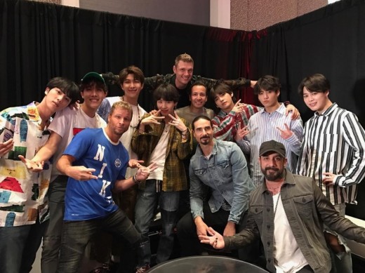 BTS and United States of America Boy Band Backstreet Boys #2 met.Backstreet Boys #2 surprised two group fans by posting photos of them meeting with BTS on their official Instagram account on Tuesday.Backstreet Boys #2 caught the eye by adding that we are huge fans of BTS and hashtag #BTSB.Its an initial that combines BTS on BTS and BSB on Backstreet Boys #2.In the photo released together, BTS members and Backstreet Boys # 2 members gather together to create a cheerful atmosphere.A total of 12 BTSB gathered, including 7 BTS and 5 Backstreet Boys #2.Fans responded hotly to the meeting between BTS and Backstreet Boys #2, including God, BTS and BSB, OMG, My two favorite groups meet and Two huge groups meet.BTS, who is staying in United States of America, will stage its third music album title song, Fake Love, at the 2018 Billboard Music Awards in United States of America Las Vegas at 9 a.m. on the 21st (Korea time).