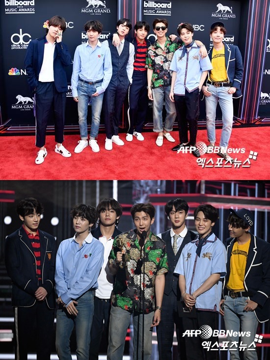 Group BTS was introduced as the modifier of Worlds Best Boy Group in the US, the worlds largest music market, and opened a comeback with a splendid appearance.BTS attended the 2018 Billboards Music Awards (2018 BBMA) held at the MGM Grand Garden Arena in Las Vegas on the 21st.From the opening, BTS presence was evident; local audiences responded with a hot shout as host Kelly Clarkson shouted BTS.BTS also attracted attention with various facial expressions and poses on the camera.BTS attended the 2018 Billboards Music Awards as a winner and a performer.At the awards ceremony held last year, he was the first Korean singer to win the Top Social Artist award and was honored for the second consecutive year.Leader RM first said in English, Thank you for giving me a precious prize for two consecutive years.I have been receiving it twice in a row, so I thought about what social means to us. Many people told me that BTS Music changes my life. I learned how much it means to be a music. Ji Min then wrote in Korean, This award is what you received, and I really appreciate it and love it. It was an exciting moment when Korean was echoed by music fans around the world.On that day, BTS first released the new song Fake Love (FAKE LOVE); BTS, which was set to mark the second stage at the end, appeared with the introduction of Kelly Clarkson.Kelly Clarkson expressed the enthusiasm of BTS fan club Ami, saying, I think I should use earplugs because my voice is so big. Then BTS was introduced as the best boy group in the world.Ahn Hyun-mo, who is in charge of the Mnet satellite monopoly live broadcast, emphasized the meaning, It was introduced as the worlds best boy group, not Koreas best boy group.BTS presented the worlds first stage of the title song Fake Love of the new album LOVE YOURSELF Tear released on the 18th.Unlike other artist stages, where dancers were full, BTS showed full performance with only seven members on stage.As well as the shout before the stage, Fake Love was held, the cheering method was unfolded, and even after the stage was over, the shouts of local audiences did not cease.Audiences responded to BTSs spectacular comeback stage by shouting BTS.In addition, the top model Tyra Banks, who appeared to award the Singer of the Year Award, also praised the stage of BTS with the words I can not escape the afterlife of BTS.The biggest music market, the United States, has come back spectacularly, nicknamed the Worlds Best Boy Group. Another emergency that BTS will achieve is attracting worldwide music fans.Photo: AFPBNEWS=NEWS1