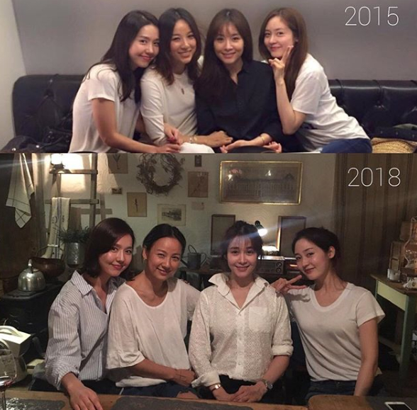 Fully...Fin.K.L, group shot released (ft.Hyori House)First generation girl group Fin.K.L is 20th Anniversaryand gathered in full.On the 22nd, Ok Joo-hyun wrote to his instagram, 2018. 5.22 Fin.K.L body # Fin.K.L and released a group photo with Binary Sung Yu-ri and Lee Hyori.He also posted a group photo three years ago and a group photo taken today (22nd).