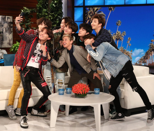 The United States of America NBCs talk show The Ellen DeGeneres Show (hereinafter Peter Ellenshaw) released a preview video for the group BTS (RM, Jin, Sugar, Jhop, Ji Min, V, and Jung Kook).Peter Ellenshaw released some of its BTS appearances, which will be broadcast on the morning of the 26th through official Twitter and homepage on May 25 (Korea time).The members continued to introduce themselves to each individuality and received cheers from the audience.Host Ellen DeGeneres mentioned the stage of the 2018 Billboard Music Awards (BBMAs) at the United States of Americas MGM Grand Garden Arena on the 21st.At that time, BTS presented the worlds first stage of its regular 3rd album LOVE YOURSELF Tear (pre-Love Yourself) title song FAKE LOVE (Fake Love).I went back to BBMAs, where I made my United States of America TV debut, and what do you think Ive been back after this success? Ellen asked.It was a dream that I had been dreaming about performing at BBMAs in English, so it was a dream come true. It was really special and really fun.Ellen also said, I have a question I want to ask for female fans here. Do you have a dating member? Is there a GFriend?The members were silent for a while, and leader RM said, Thanks to Ellen, all Koreans now know what HOOKED UP means.I thought you asked me last time. Ellen said, Yes. Is that because of me? Its good.BTS completed the recording of Peter Ellenshaw on the 18th when he stayed at United States of America to attend BBMAs.It is the second time BTSs appearance on Peter Ellenshaw has appeared.In November last year, he made his first appearance, and released various episodes, including episodes in which RM studied English through the sitcom Friends, messages in the lyrics of BTS songs, and meanings for fan club ARMY, which added to his interest.hwang hye-jin