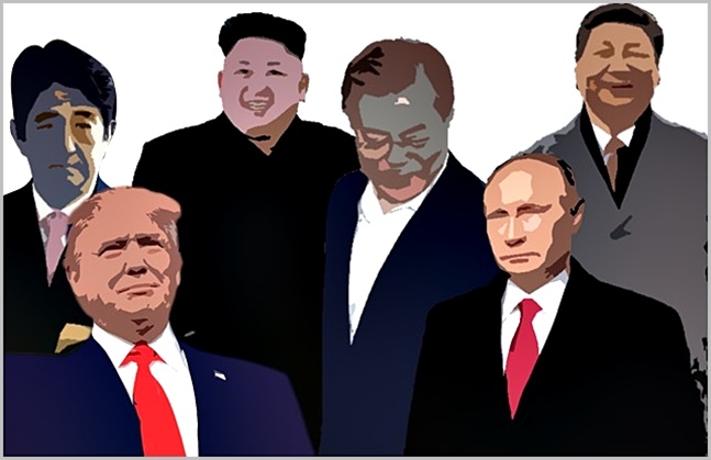 문재인 대통령은 양자(남북)→3자(남북미)→4자(남북미중)→6자(남북미중일러)로 이어지는 한반도 평화구축 프로세스를 구상해왔다.(자료사진) ⓒ데일리안