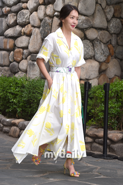 Kim Jung-Eun attends a color brand Event held at Grand Hyatt Seoul, Hannam-dong, Seoul on the afternoon of the 29th.