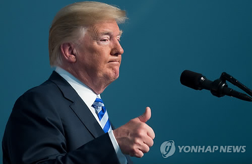 도널드 트럼프 미국 대통령 [AFP=연합뉴스]