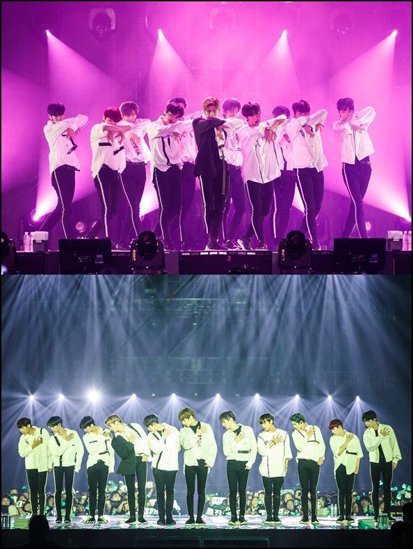 I made another debut in Goche dome.Another group of men called Monster Shinin and who made their debut in front of 20,000 fans, was Wanna One (Wanna One, Daniel Park Jihoon Lee Dae-hwan, Kim Jae-hwan Ong Sung-woo Park Woo-jin Li Kwanin Yoon Ji-sung Hwang Min-hyun Bae Jin Young Hae Sung-woon). Byrne stood in Goche dome.This time its the World Tour.Wanna One hosted the World Tour One: The World from 6pm on the 3rd, in conjunction with the release of the special album 1=1 (UNDIVIDED) at the Gocheok Sky Dome in Gyeongin-ro, Seoul.The performance was held at the same place from the 1st, and a total of 60,000 fans were mobilized.Wanna One, who opened the performance with the hit song Wood, focused on 20,000 fans with the appearance of performance that was really Wood.Soon after, Wanna One showed fans a fever by showing Never and Energistic in succession.The sexy stage performance to meet the abs of Hwang Min-hyun, which became a hot topic immediately after the three stages, led to huge cheers from fans.Its the last day of the day, said Kang Daniel, Wanna Ones first solo concert is the last day of the long-awaited.The original concert was the best of Makkorn, he said, enthusiastic about WannableIn addition, Wanna One excited Wannable more through the unit stage and solo performance that was presented with the group stage.Yoon Ji-sung, Ha Sung-woon and Hwang Min-hyun, who formed the Lin-on-Mi unit, presented Eternity + 1 as the first runners, and Park Jihoon, Bae Jin Young and Li Kwan-lin, who formed the Nambawan unit, showed 11 stage.Kim Jae-hwan, Kang Daniel, and Park Woo-jin, who formed the Triple Position unit, and The Hill unit, Ong Sung Woo and Lee Dae-hui, presented Kangaroo stage and gave a different charm.As such, Wanna One stole the hearts of fans through the stage Standard, which was not only individual personality but also charm that was not seen in the group stage.In addition, I breathed hotly with fans through the stages such as Show, Beautiful, Naya Na, Wanna Be, I want to have your name, I want to have this place.In particular, there were two large screens installed in this process, but many fans who wanted to see the faces of the members in more detail attracted attention by watching the performance with a telescope.Wanna One will perform a total of 20 World Tours in 14 cities for about three months starting with this Seoul performance.On the other hand, Wanna Ones new album title song Hold Up (Light) released for the first time on the day, Energistic, which sang the first meeting, Beautiful, which tells the incomplete story of you and me before the meeting, and I promise that promised a brilliant golden age.), BOOMERANG (Boomerang), and a song about a complete love story that can not be divided into anything.1=1 (UNDIVIDED), which will be released on the 4th, is a special album with a strong desire to complete the rosy golden age by Wanna One, who promised the golden age of 2018 with his second mini album 0 + 1=1 (I PROMISE YOU).PHOTOS PROVISION: Swing Entertainment