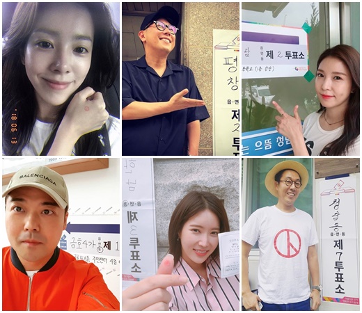 6.13 South Korean local selections, 2010 Voting is underway, and the stars Voting encouragement is attracting attention.Actors, idols, and announcers have expressed their hearts.The 7th Korean Local Elections, 2010 and the National Assembly re-election Voting will be held on June 13. It will be available until 6 p.m. on the same day.The stars began encouraging 6.13 South Korean local selections, 2010 Voting. Actor Han Ji-min said, Its until six oclock.Voting and laughing, he said, posting a Voting certification photo on SNS.Jun Hyun-moo said, Please do not regret Voting. Singer Yoon Jong-shin wrote, Hopefully you will get better!!!!!!!!!!!!Actor Lim Soo-hyang emphasized the meaning of Voting, saying, Voting, be careful, and be a precious right event. Kim Young-chul said, Now we have a few minutes.It is more convenient to know the registration number today, but please bring your resident registration card. Idol was no exception. Girls Generation Seo Hyun said, 613 South Korean local selections, 2010 Voting completion.We will all have a precious event. EXID Hani, AOA Jimin, Moon Shabet Suvin, and so on.There were also many stars who participated in Voting with their families.Girls Generation Hyoyeon said, My family Voting certification, and FT Island Lee Hong-ki released a photo of his family, saying, Voting all the family together for a better country.In addition, actor Kim So-hyun, who finished his first Voting in his life, said, I have been Voting for the first time in my life. Please Voting for all of us.In addition, Park Hye-jin, Jay Black Park Tam-hee, Jo Bo-a, Bae Jung-nam, Ahn Sun-young, Kim Hyo-jin, Kim Na-young, Kim Joo-ri, Goa, Kim Jong-un, Han Ji-min,Stars also participated in 6.13 South Korean local selections and 2010 pre-voting on the 8th and 9th.Son Hyun-joo Nam Hee-seok Jung Woo-sung Lim Soo-jung Jin Se-yeon Bee Jin Goo Lee Nae-soo Kwon Hyuk-su Iyu Lee Seung-hwan Lee Sung-tae Lee Yoon-ji Hashieun Choi Si-won Cha Bum-keun Jin Goo Jo Kwon and others gathered topics by posting pre-voting shots in their own way.
