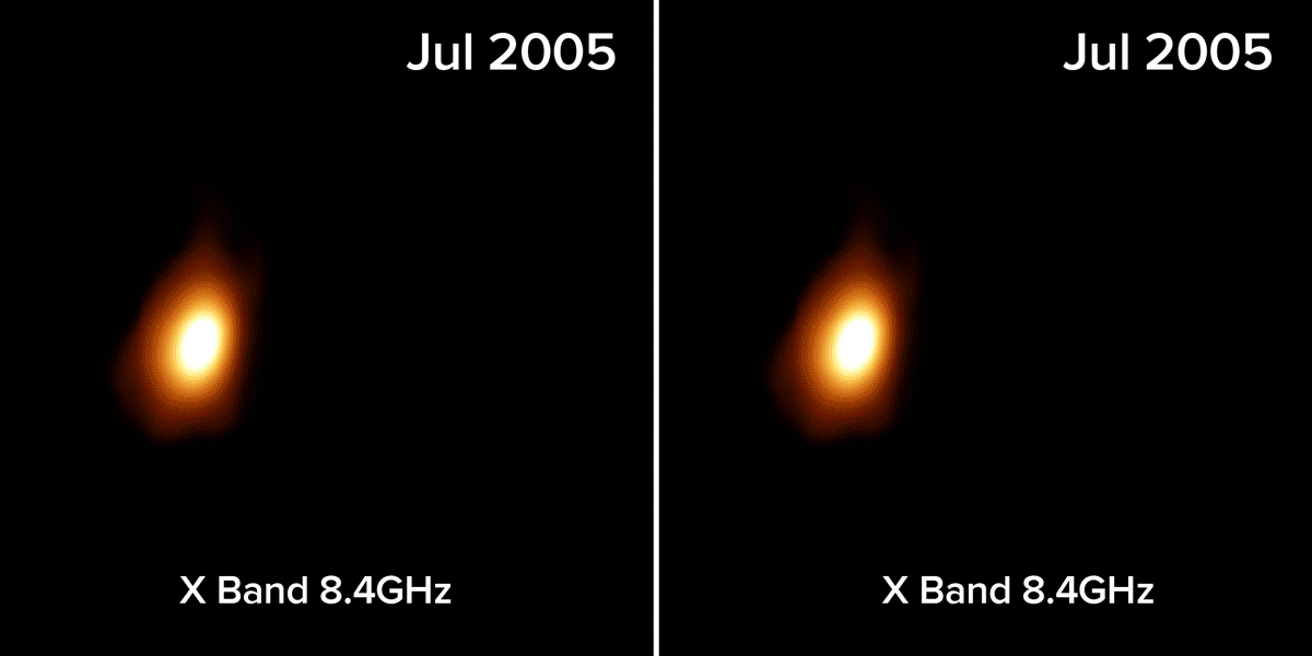 천문학자들은 괴물 블랙홀이 별을 잡아먹는 과정에서 일부 물질을 분출하는 ‘제트’ 현상을 촬영했다.