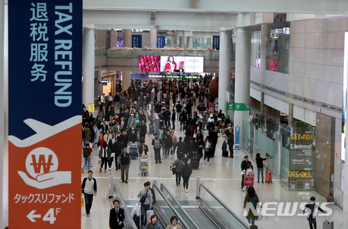 인천 중구 인천국제공항 제1여객터미널(T1) 면세점.