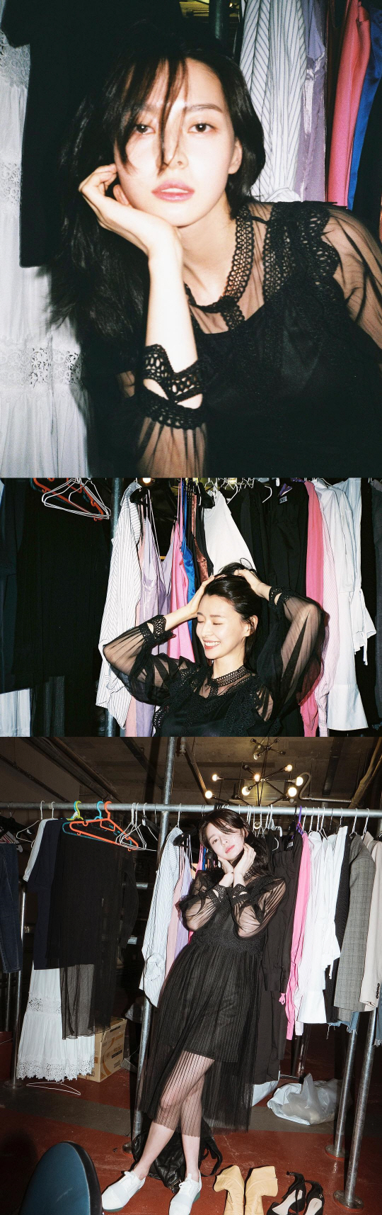 The fascinating look...Europe, the daily life of the goddess. Actor and singer Europe has released a pictorial routine.Europe posted several photos on his SNS on the 25th, which seemed to be taken in the wardrobe.In the photo, Europe is showing off her unique visuals in a black See through dress.Europe was acclaimed for his impressive performance as actor Choi Youra, who played the role of Song Sae-byeok in the TVN drama My Uncle which last May.