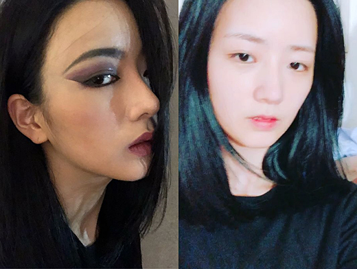 Girls group Apink member Yoon Bomi showed dramatic and dramatic makeup.Show off you two. Beauty practice. #Smokey makeup, Yoon Bomi said on Instagram on Saturday, Ill write a comment and I think I posted it on my own.I did not scribble on my face. I was afraid. It was not scary makeup. Yoon Bomi, wearing intense but unconventional smokey makeup, is giving a provocative look at the camera, a very different look from his usual pure image.However, Yoon Bomi said, As soon as I erased Smokey, my long sister made cookies. He posted a video taken with another member, Park Chan-long, and showed off his charm.Apink will return to the mini-7 album ONE & SIX on July 2.