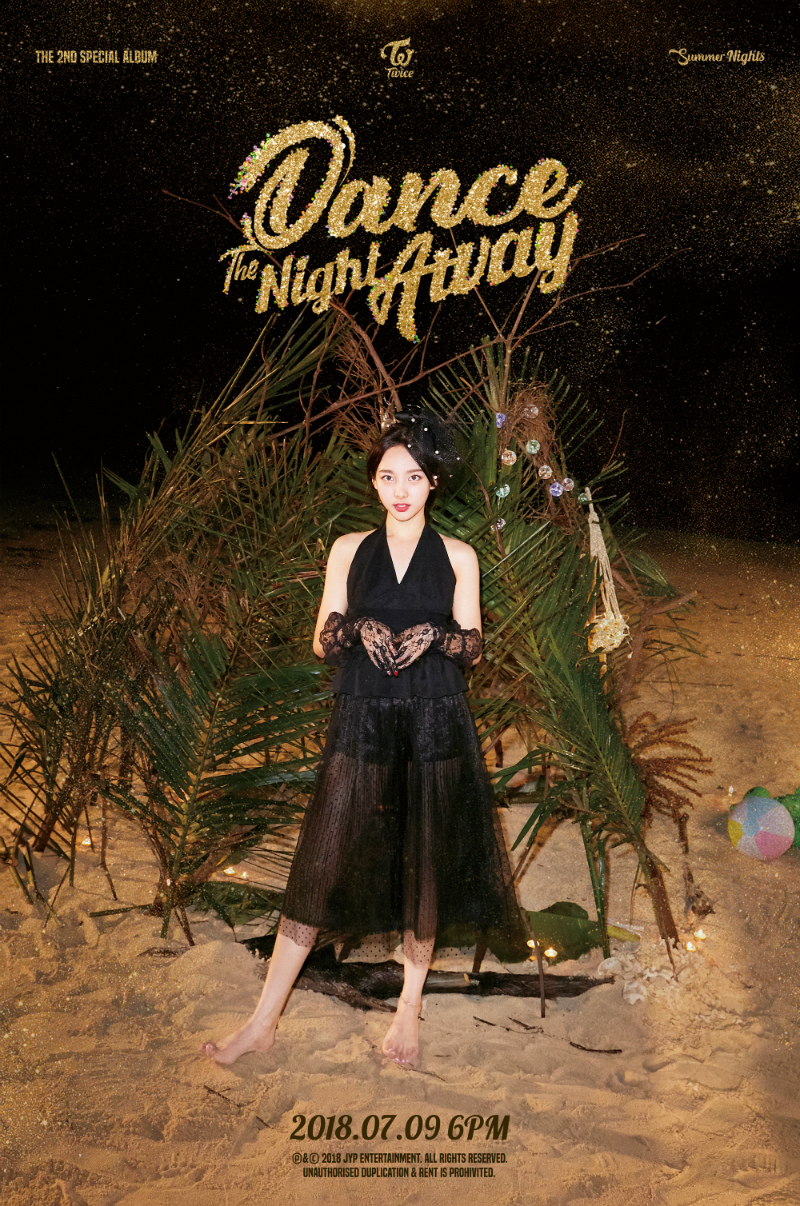 <p>Lucky Twice (TWICE) Nayon, neatly, the thigh boasted a mysterious beauty by exposing an individual Teaser of a new song Dance The Night Away.</p><p>Recently JYP entertainment (JYP) said, Lucky Twice will come and announce the new song Night Away from Dance on July 9, coming back, raised fans expectations. This JYP has released the team Teaser image which guesses the atmosphere of new song on June 27, and at the 0 th June JYP and Lucky Twice s official SNS channel Night Away from Dance Concept was included Personal Teaser picture 6 chapter was presented.</p><p>The first hero of the individual Teaser showed self-luminous beauty against the backdrop of places like Nayoung, square, and thighs reminiscent of these summer night resort beaches.</p><p>Individual Teaser Naka Nakayon in two kinds digested black dress and colorful pattern gloves, hats etc and represented elegant female beauty. Orderedly I attracted my eyes with a hairstyle that is clear in purity and a smiling marvelous face. Peach turned off trendy with off-shoulder One Piece, so as to shimmers who diverge their shining eyes and see off.</p><p>Lucky Twice is releasing the visual concept of the new song Night Away from Dance sequentially, boasting the charm of nine nine colors Party Girl and is expected to present a special summer night atmosphere.</p><p>Night Away from Dance is a song with cool and cool charm to make visible the heat of midsummer. Lucky Twice has already attracted high attention, with arbitrary performance through new songs, capturing the hearts of the summer of 2018 summer.</p><p>Lucky Twice released the mini 5 song title song Wattays Love? Released on April 9? (What is Love?) , Come back to the singing world for the first time in 3 months.</p><p>Last year Signal (SIGNAL) followed by Best of Best of Park · Chin Young X Lucky Twice Meet again Watts Love? (What is Love?) Various online sound sources Real time, daily , Weekly chart sweepstakes, warming chart 4 crown, following 12 crowns with various music ranking programs, MV also crossed YouTubes book 1 Okubu and set up a new record Lucky Twice from Dance Night Away in 9 consecutive popular march.</p><p>Especially this time, Lucky Twice who will release new songs in summer and release Lucky Twice which is Monopoly patent will be upgraded to release healthy energy and playful, youthful and plump flying charm It is going to be a special gift to many welcoming people.</p><p>Meanwhile, Lucky Twices new song Night Away From Dance will be released on each sound source site at 6 pm on July 9</p>