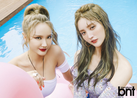 LE and Zheng He of the group EXID announced the current situation with a fashionable fashion picture.LE and Zheng He, who recently filmed bnt and pictorials, reported on the current situation in the interview.LE said, I recently made my debut in Japan. I was recording songs in Japanese. Zheng He said, I took a weekly shot because I was fixed to a beauty program. I like to be at home, so I am calledIt is not easy to meet members other than the time of the activity. EXID LE and Zheng He, who are eye-catching with solid body, said, I do not get fat compared to eating all the members.LE added, Everyone is tall, so I do not have a lot of tee on the air even if I get fat. Zheng He added, When I act as a concept with a little exposure, I have greed and try.I once said that I would not like to go on a diet at the company. I think he is paying attention, not a skinny body, said LE, referring to the praise of the body. It is natural that you should always change it because it is a job that is revealed to others.LE laughed around him, saying, I am a little hungry and I eat three meals, but I eat regularly and cry and exercise.When asked about the summer vacation plan following the secret of management, Zheng He said, I do not have any plans, he said, I feel like going abroad because I am working on my overseas schedule.On the contrary, LE, who had recently visited Thailand with Hyerin, mentioned Bali and Cuba in a country that he wanted to go to, saying, It is a caution to leave anywhere when time is low.On the good side of the group, LE said, I met precious people like family and friends. He expressed his unusual affection for the members.When asked about the difficulty of being a girl group, Zheng He added, I think that the bright and pure appearance I showed in my teens at the beginning of my debut is getting smaller and smaller. I think I should always show that to my fans, but when I show that Im different, Im worried that my fans will hate it and leave.When asked about their roles in the group, LE said, We catch the loopholes of the members and sublimate them into gags. We have the ability to find funny situations that others do not see.Zheng He said, I always envy my sister, who is confident, and it is very difficult for me.When asked about the enviousness of other members, LE mentioned Solji and said, I take care of the people around me. It is good to see that I catch the other persons condition well and take care of it.Zheng He praised Solji, saying, I envy her honesty, and I do not fear to express my opinion and express it well.kim myeong-mi