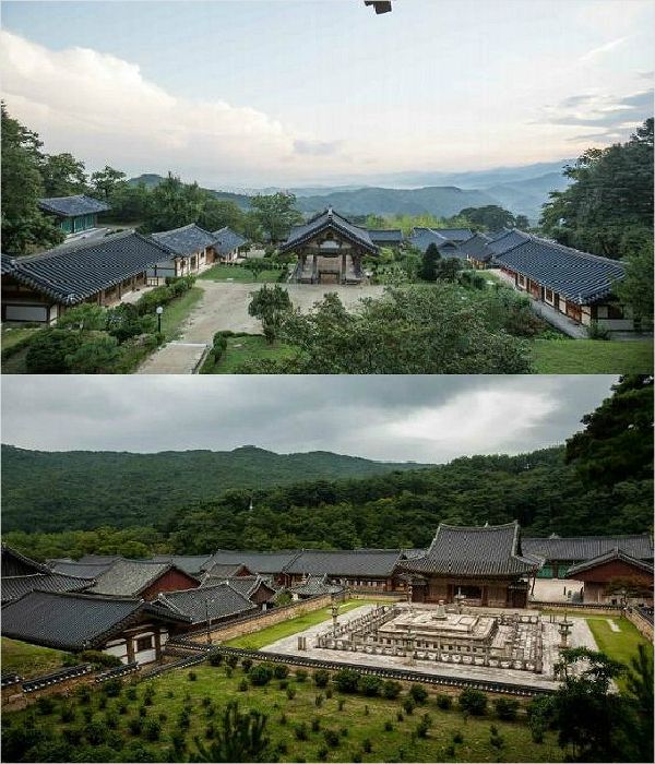 경북 영주에 있는 부석사(위)와 경남 양산에 자리잡은 통도사 풍경(사진=문화재청 제공)
