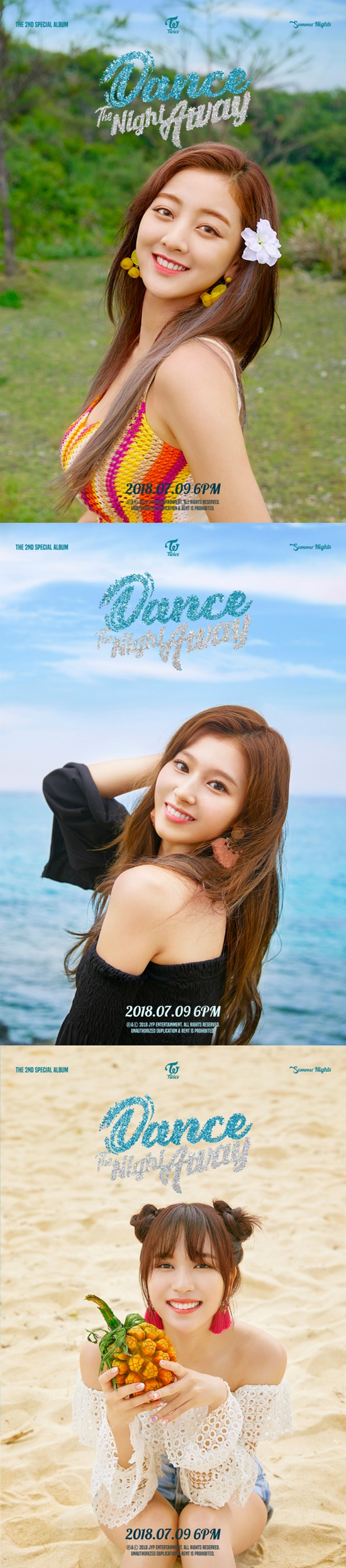 TWICE (TWICE) Sana, Jihyo and Mina released individual Teaser images with dazzling beauty, pre-eminently pre-eminently pre-eminently pre-eminently for the comeback.JYP Entertainment (hereinafter referred to as JYP) presented six second personal Teaser images of members Sana, Jihyo and Minas Dance the Nightstand Away on various SNS channels of JYP and TWICE at 0:00 on the 4th.Following the personal Teaser of Nayeon, Jung Yeon and MOMO released on March 3, Sana, Jihyo and Mina showed off their beauty more than the sun in the background of beaches and green islands, raising expectations for the concept of Dance the Nightstand Lee Jin-hyuk.In the Teaser, Sana has a sophisticated and feminine look with black & white beachwear.Jihyo, who has a colorful top and bright flower hair accessories, gave a refreshing feeling with a bright smile.Mina revealed her innocence with a white frill blouse, adding a cute charm with a round-rolled hairstyle on both sides.JYP is thrilling fans with a variety of comeback teeing content ahead of TWICEs new album India Summer Nightstand and the title song Dance the Nightstand Lee Jin-hyuk on the 9th.Following the first individual Teaser with the concept of the party girl last summer night, the second individual Teaser of the India Summer Girl concept is being opened, and various Teasers will be released as relays to suggest the atmosphere of Dance the Nightstand Lee Jin-hyuk.TWICEs new album India Summer Nightstand includes three new songs, including the title track Dance the Nightstand Lee Jin-hyuk, CHILLAX and Shot through the heart and the mini-five album Wat Orange Is the New Black L. Ove?(What is Love?) , which contains a total of 9Tracks.Shot Through the Heart is a song by TWICE members MOMO, Sana and Mina as lyricists.This is the first time that three members will be responsible for the song of TWICEs new song, which will be a special track for fans.Especially, the song Dance the Nightstand Lee Jin-hyuk is written by senior singer Wheesung, and a new combination called TWICE X Wheesung is concluded.Wheesung, who has been responsible for the lyrics of big hits such as Yoonhas Secret Number 486, Tiaras Crazy Because of You and Ailees Heaven, will be able to double the fresh and youthful charm of TWICE with what song through Dance the Nightstand Lee Jin-hyuk.TWICE was followed by SIGNAL last year, followed by What Orange Is the New Black Love that the Best of Best combination of Park Jin-young X TWICE met again?was released in April.This song has set a new record of 8 consecutive 100 million views exceeding 100 million views on YouTube, following various online music sources such as real time, daily, weekly charts, 4 Gaon charts, and 12 music ranking programs.TWICE announces its 9th consecutive popular march with the comeback song Dance the Nightstand Lee Jin-hyuk in three months.TWICEs new song Dance the Nightstand Lee Jin-hyuk, which is expected to be born every summer vacation season, will be released on each music site at 6 pm on the 9th.Photo: JYP