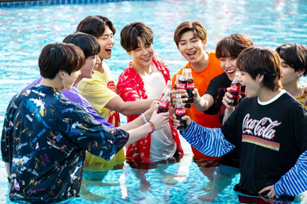 Coca-Cola - Coca-Colas summer campaign model, which has been conveying the excitement of everyday life for 130 years, has been released on the summer TV commercial shooting scene of popular actor Park Bo-gum and global popular group BTS.The advertising cut, which was unveiled on July 6, was held in the summer with the concept of forgetting the heat with Coca-Cola - Coca-Cola and having a more special and energetic summer.On set, Park Bo-gum and BTS members showed off their thrilling vibes as they enjoyed a summer vacation with cool Coca-Cola - Coca-Cola.On the summer day when the hot sun was shining, Park Bo-gum gave a cool Coca-Cola - Coca-Cola, which was contained in the ice bucket for the heat-weary BTS members, and gave a charming charm to the members.BTS members who flew in the heat with cool Coca-Cola - Coca-Cola produced an exciting scene atmosphere by constantly emitting exciting energy, such as putting ice in the pool and making a playful look.In addition, Park Bo-gum and BTS members did a friendly shoulder to shoulder throughout the shoot, as well as a hi-5 and encouraged and encouraged each other.Ice Coca-Cola - Coca-Cola together in the pool, and I drank coolly, and I was in a more intimate way, and I was shooting with a unique energy-filled figure, emitting a vibe that was full of thrilling heat, such as playing with each other during shooting.We hope that consumers will have an energetic summer, like Park Bo-gum and BTS members, who enjoy a summer vacation with Coca-Cola, who are cool to wake up to a hot summer, said Coca-Cola. Coca-Cola is a summer that is more special and vibrant for consumers. We plan to carry out various marketing activities with Park Bo-gum? BTS to provide them. Coca-Cola - Coca-Cola, which has been conveying the excitement of everyday life for 130 years, has been developing sensational video advertisements as well as unusual events that feel cool just to convey pleasure to consumers every summer.This year, Park Bo-gum and BTS were selected as summer campaign models and released TV commercials with them.Actor Park Bo-gum has been in a thrilling relationship with Coca-Cola-Coca-Cola as a Coca-Cola-Cola model for the second year since the campaign Im getting closer when I pull! In 2017, BTS is working as a campaign model for the Coca-Cola-Coca-Cola 2018 FIFA World Cup in Russia.hwang hye-jin