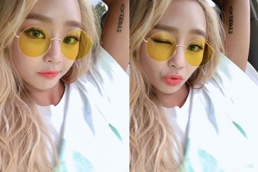 Singer Hyolyn showed off her anti-war charm.Hyolyn posted a picture on her Instagram page on the afternoon of the 6th.Hyolyn in the picture looks at the camera with a cute look. She has a distinctive freshness.The netizens who watched this are responding such as Hyolyn, Goddess of summer that we recognize, Cute sister, not sister and so on.