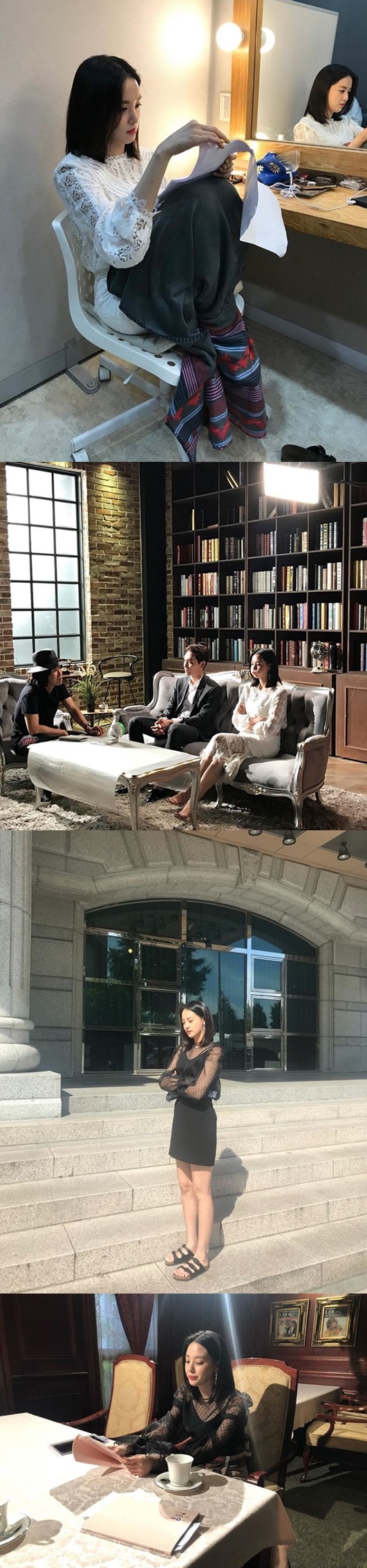 Actor Lee Joo-yeon has released a behind-the-scenes cut on the Hunnam Chung film.Lee Joo-yeon posted several photos on his instagram on the 8th with Public Health England and Public Health England.Lee Joo-yeon, in the open photo, is also keen on script practice, sitting alongside his counterpart Choi Tae-joon, listening to the staffs story.She is showing off her chic charm with white and black see-through look while she straps her Eye-catching with a passionate look that does not put the script in her hands even during the break.Meanwhile, Lee Joo-yeon is in the midst of playing Suzie in SBS drama Hunnam Chung.Photo: Lee Joo-yeon Instagram