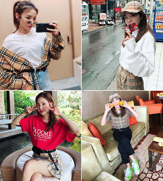 If you want to top model in a different fashion, not a obvious style to wear every day, lets refer to the daily wear fashion of stars who are rumored to wear well.In the official appearance, I looked at the fashion of actors Oh Yeon-seo, Cha Jung-won and singer Sandara Park, who have shown a wonderful style in everyday life as well.What is the secret to ittem and styling of stars who are known to wear well?Oh Yeon-seos Ittem ..T-shirt & bagThe fashion item that Oh Yeon-seo enjoys is a T-shirt, preferring a design with cute illustrations, characters and typo decorations on the basic T-shirt.Choices T-shirts with colorful colors such as RED, yellow, and blue to complete a lively look.T-shirt sizes are more relaxed with Choices than overly sticky.Oh Yeon-seo is easy to follow because it matches jeans with T-shirts and creates a neat yet stylish basic look.Oh Yeon-seos Ittem is a mini bag that always matches a youthful T-shirt, jeans, shirt and jeans.Choices various shapes of bag, but Choices the size of small mini bag or medium bag.Choices calm colors such as black, gray, and indi pink rather than overly colorful colors, and creates a combination of the overall style.The length of the bag strap is relatively short, so it is carried out to the bag in the middle of the body. It is lightly spread over one shoulder rather than crossback.Cha Jung-wons Ittem...Jacket & BloussCha Jung-won is a fashionista that comes to mind on Instagram recently with a neat and innocent styling.It is no exaggeration to say that the styling using a neat jacket falling to Ilja Gort is a signature of Cha Jung-won.Cha Jung-won unintentionally spans a silhouettes fraught jacket with no waistline, completing a stylish nomcore look as if it were not cool.Inside the jacket, a neat T-shirt or dress with a deep neckline matches to create a comfortable atmosphere.Beige, navy and other solid jackets in one color, or a calm check pattern jacket with a jacket to add points.Walking slightly on the sleeves is Cha Jung-wons styling tip: revealing a slender wrist, highlighting accessories or making dirty Feelings.Cha Jung-won completes a neat look by matching a pair of generous fit mini skirts, slacks and shorts that do not overemphasize the body of the Ilja Gort jacket.Cha Jung-won makes a neat atmosphere with a blouse with a feminine detail when he does not wear a jacket separately.Cha Jung-won creates a lovely atmosphere by Choices the delicate and shiny material that looks like a glow, and the lace material with frill decoration, or Choices the shirt of pastel tone.When wearing a shirt, it is important to unbutton several buttons to lightly reveal the neckline, and to walk the sleeves slightly when wearing a long sleeve shirt.Sandara Parks Ittem .. hat & pattern itemSandara Park is a trendy and unique style.Rather than sticking to one style, it perfects various styles that fit the time. Sandara Park, who tops the style from street fashion to feminine look, is especially the hat.Ballcaps, as well as bucket hats, raffia hats, fur hats, and various hats are freely matched to complete the style.The Robin Hood T-shirt and the trench coat match the bucket hat with the pattern, and the nice Denim jacket matches the Burberry ball cap with a bright check pattern.The RED Dot Long dress, which comes down to the ankle, matched the raffia hat suitable for the summer atmosphere.Sandara Park enjoys a look that uses pattern: Choices a lovely floral dress, or matches a stylish stripe skirt and Denim to make a splash.The key to a nice pattern is to balance the style.It is to add a colorful item to a neat look rather than mixing various patterns.When wearing colorful elephant pants, match clean sneakers and white T-shirts, and wear solid color Robin Hood T-shirts and roll-up denim jeans when wearing a large check shirt.Among the various patterns, Sandara Park has recently disappeared from the British fashion brand Burberry.Sandara Park has featured a variety of Burberry items with classic checks on Instagram.Sandara Park has mixed various Burberry items such as Burberry ball cap with rainbow pattern, check shirt, pants, skirt, trench coat with other items.Burberry ball caps, pants and white T-shirts, and Burberry check skirts and fanny packs on RED T-shirts.He also showed a short-sleeved Burberry shirt with green color lining and a so-called custom fashion by matching the light blue sneakers.The thin Burberry shirt was put in the belt and directed like a coat.Oh Yeon-seo, lovely with T-shirts...Cha Jung-won, trendy Sandara Park