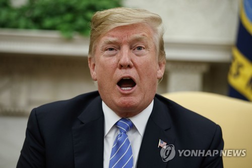 도널드 트럼프 미국 대통령 [AP=연합뉴스 자료사진]