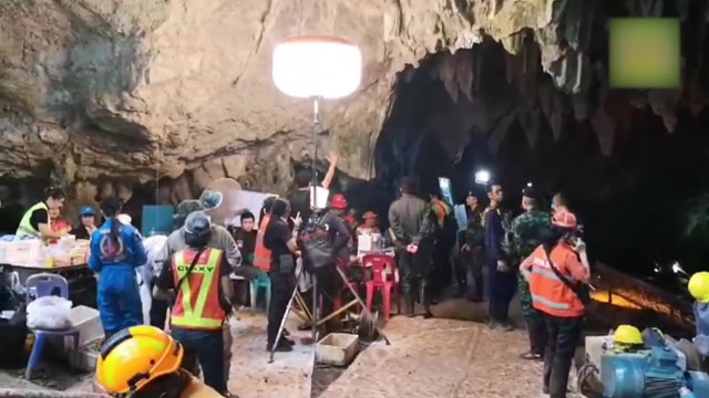 태국 동굴 고립 사고 구조 현장