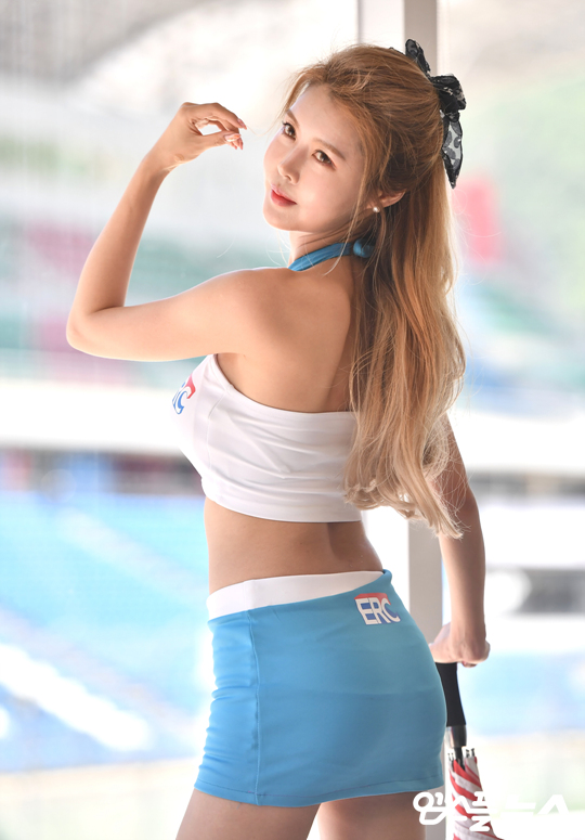 레이싱모델 윤선희 (사진=엠스플뉴스 김현수 기자)
