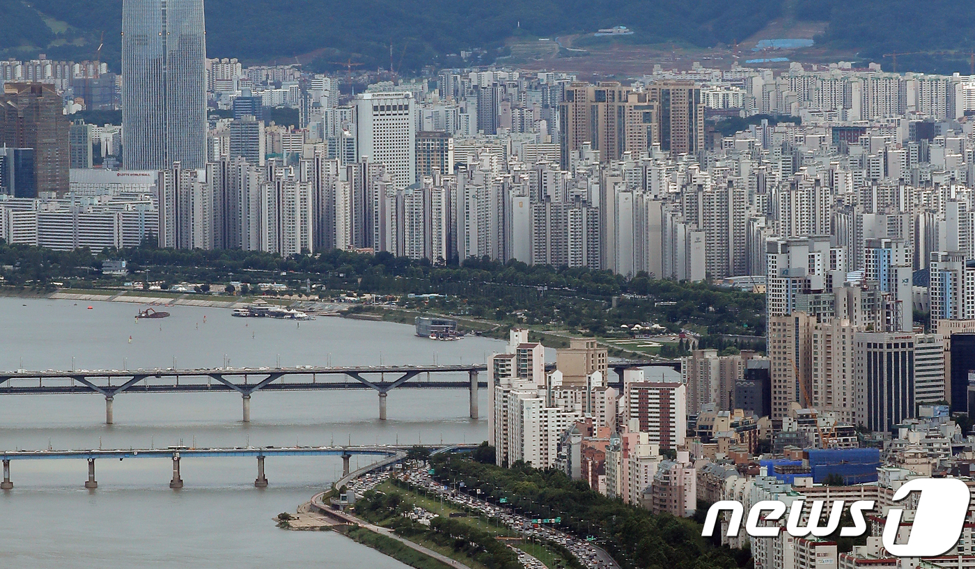 서울의 아파트 단지들의 모습.(뉴스1 자료사진)© News1 구윤성 기자